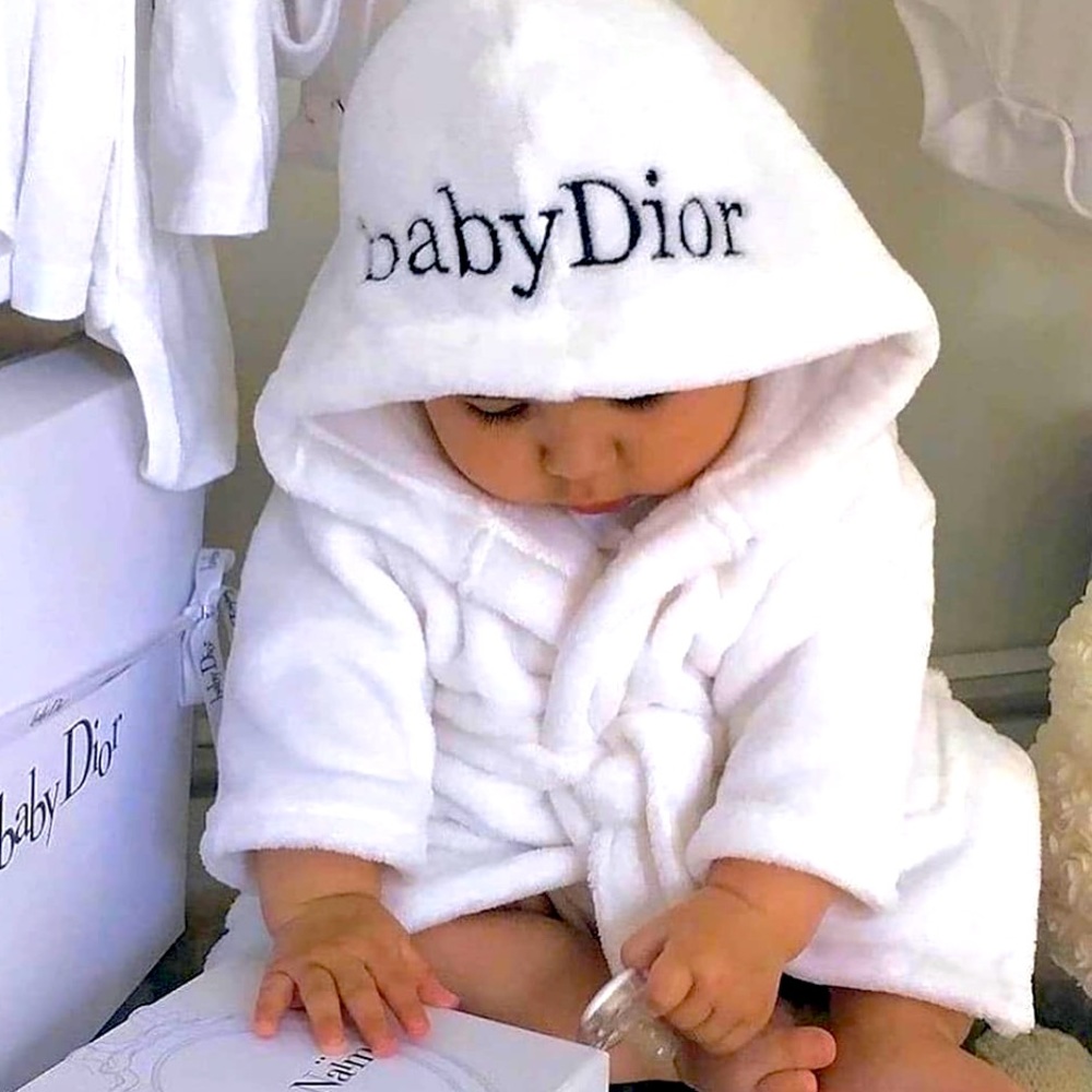 Baby Dior Limited Edition Baby Couture Jacquard Trotter Baby Bottle - Picture 5 of 17